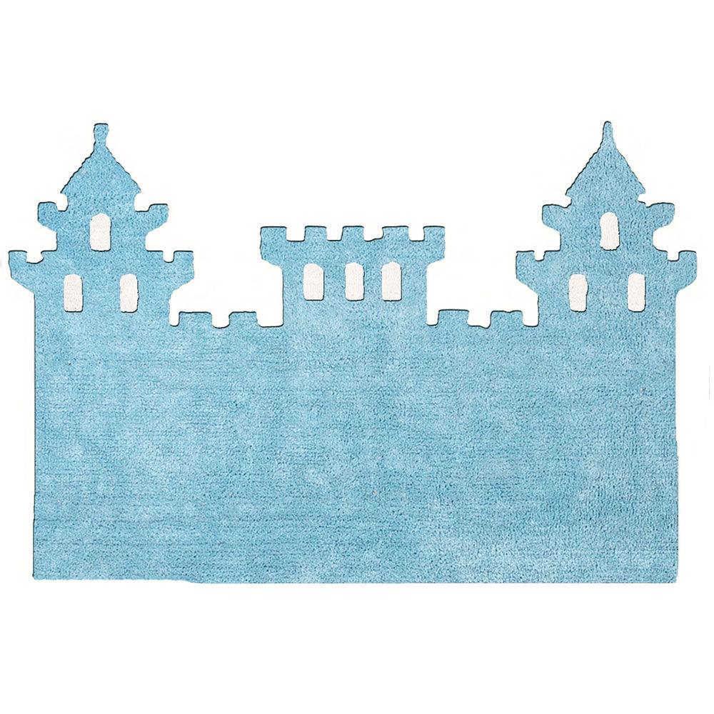 Alfombra Infantil Algodón Castillo Azul - Nanetes #